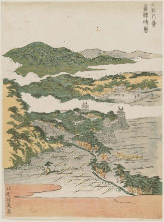 Clearing Weather at Awazu (Awazu seiran), from the series Eight Views of Ômi (Ômi hakkei)