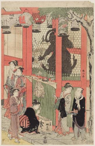 Visitors at Temple Gate