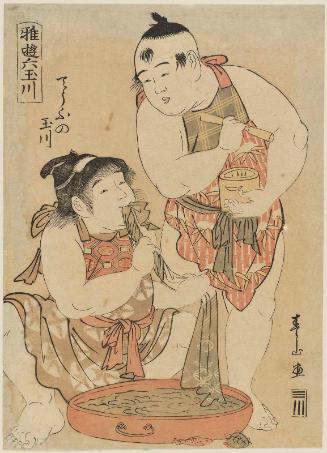 The Chôfu Jewel River (Chôfu no Tamagawa), from the series Refined Amusements for the Six Jewel Rivers (Gayû Mu Tamagawa)