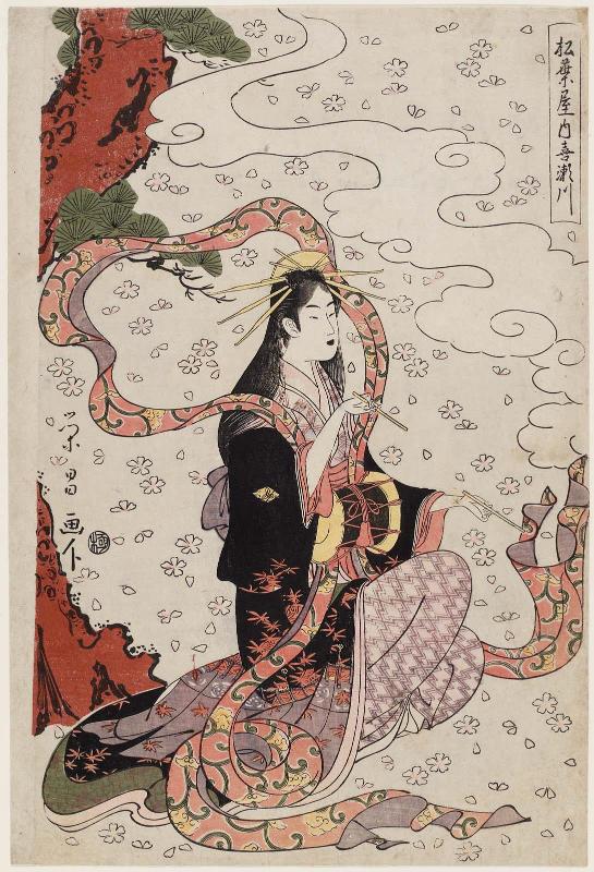 Kisegawa of the Matsubaya as a Heavenly Musician