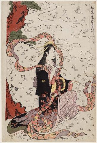 Kisegawa of the Matsubaya as a Heavenly Musician