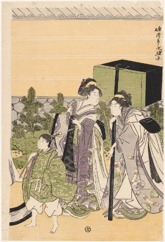 Nobleman Visiting a Lady