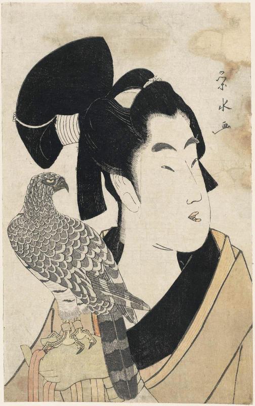 Young Man with Falcon