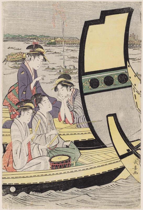 Summer Boating Parties at Ryôgoku Bridge