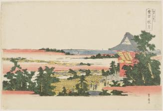 Autumn Moon at Mount Atago (Atago shûgetsu), from the series Eight Views of Edo (Edo hakkei)