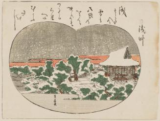Asakusa Temple in Snow