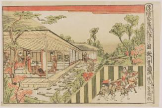 Act II (Nidanme no zu), from the series Perspective Pictures of the Storehouse of Loyal Retainers (Uki-e Chûshingura)