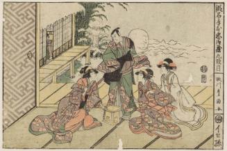 Act IX (Kudanme), from the series The Storehouse of Loyal Retainers, a Primer (Kanadehon Chûshingura)