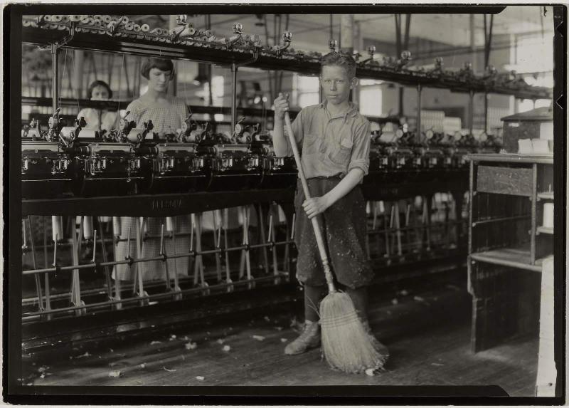 Sweeper in Cotton Mill