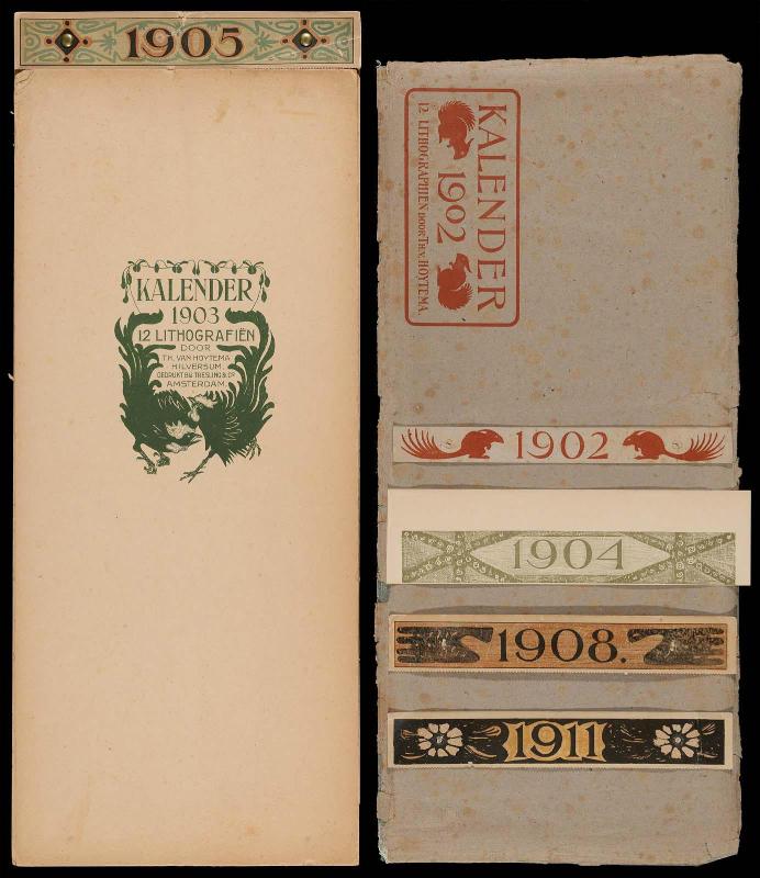 Calendar Headpieces and Covers for 1902 –1911