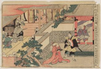 Acts III and IV of the New Theatrical Chûshingura Prints (Shinpan yakusha chûshingura, sandanme yodanme no zu)