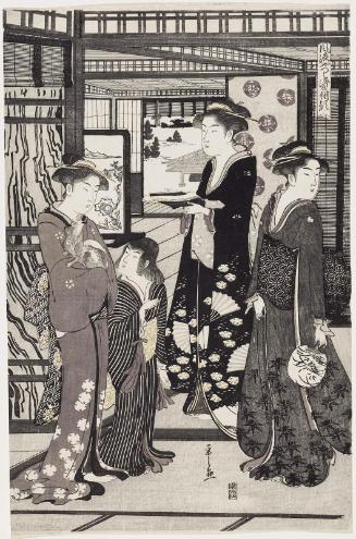 Asagao, from the series Genji in Fashionable Modern Guise (Fûryû yatsushi Genji)