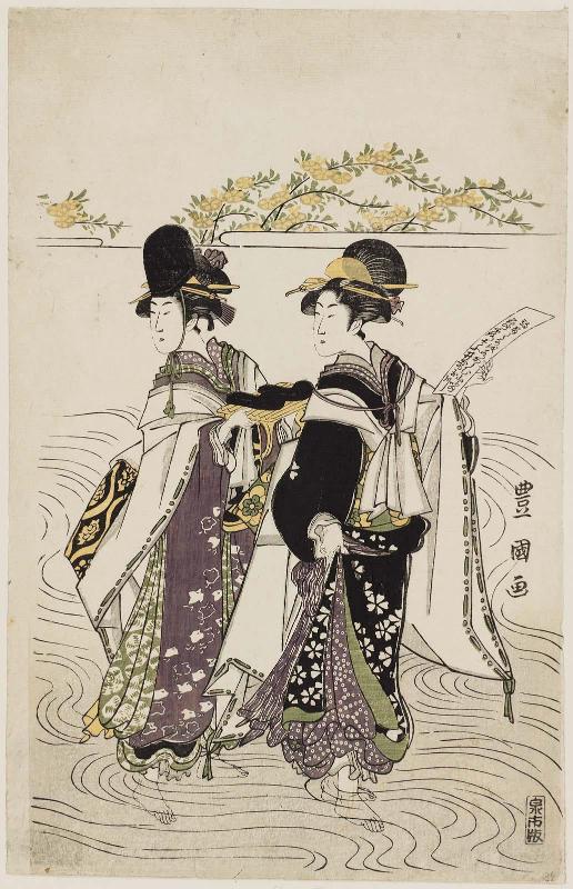 The Ide Jewel River (Ide no Tamagawa), from an untitled series of Six Jewel Rivers (Mu Tamagawa)