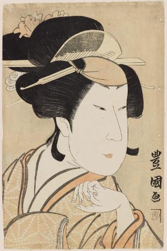 Actor Nakamura Noshio II as Osono (?)
