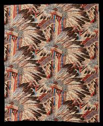Length of dress fabric: Sioux War Bonnet, from the American Indian series
