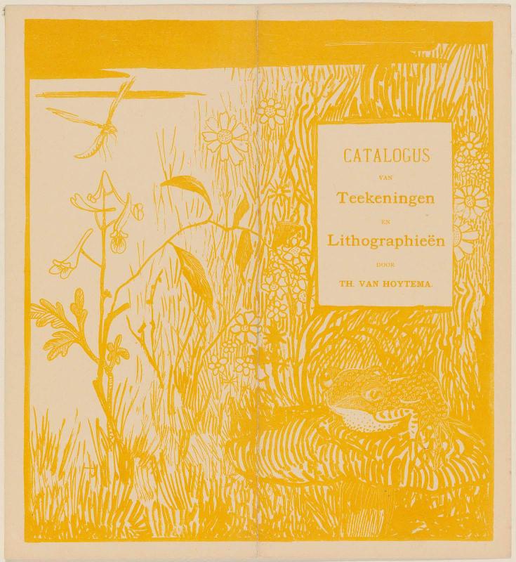 Cover to Exhibition Catalogue of Drawings at Rotterdam and Helmond