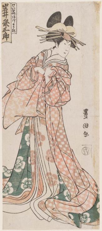Actor Iwai Kumesaburô I as Keisei Agemaki