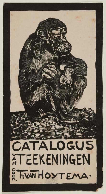 A Sitting Monkey (Front Cover of Exhibition Catalogue)