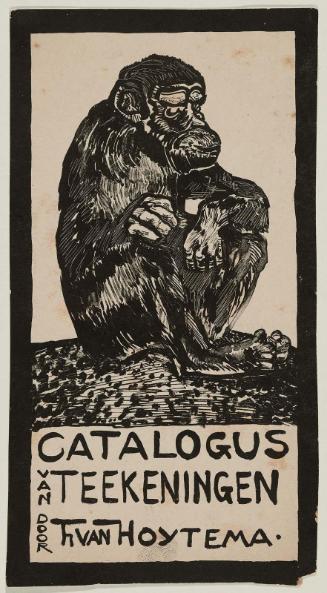 A Sitting Monkey (Front Cover of Exhibition Catalogue)