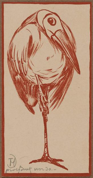 Bird Standing on One Leg