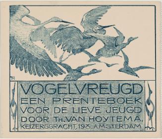 Announcement and Order Form for Vogelvreugd