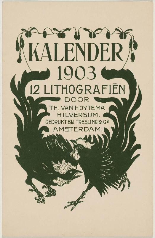 1903 Calendar Announcement