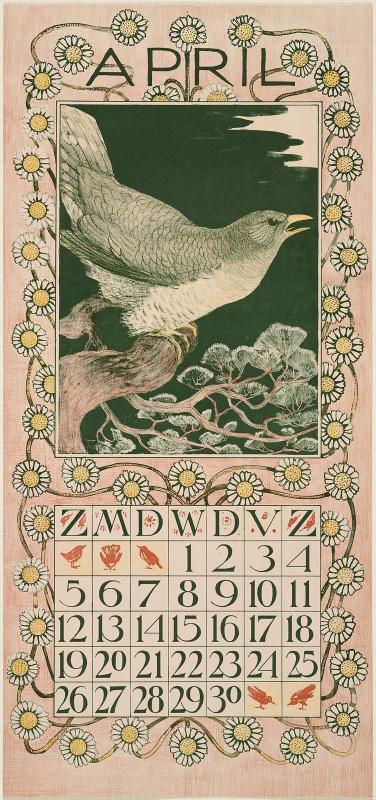 Cuckoo (1903 Calendar: April)
