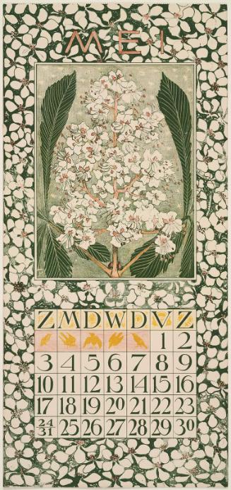 Chestnut Blossoms (1903 Calendar: May)