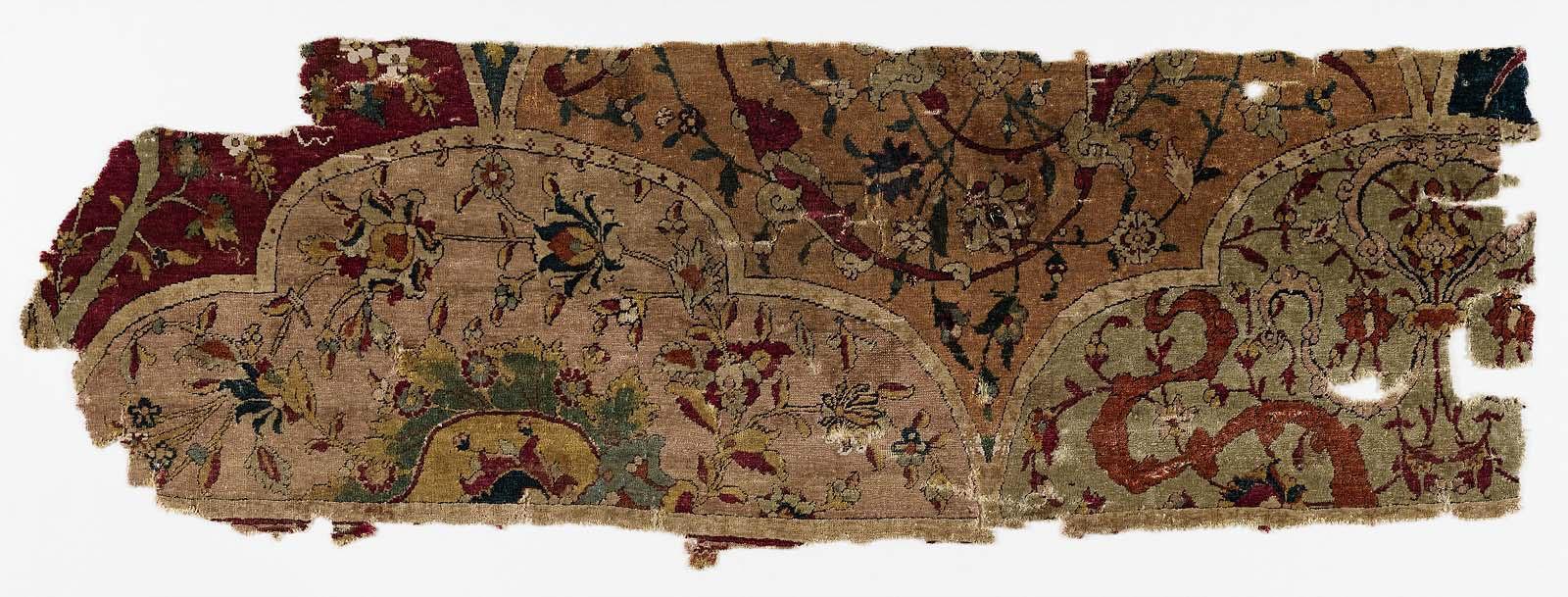 Fragment of polygonal field of carpet