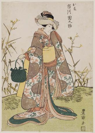 Actor Ichikawa Dannosuke III as Ohana