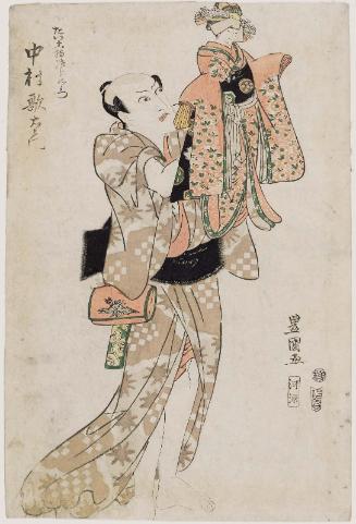 Actor Nakamura Utaemon III as the Entertainer (Taikomochi) Jiroemon