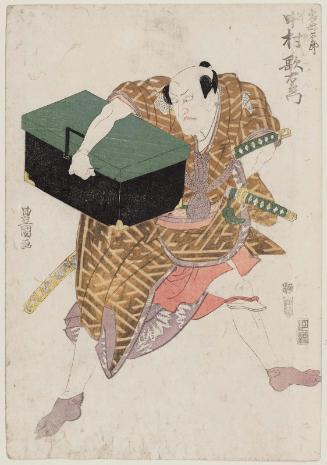 Actor Nakamura Utaemon III as Tomibayashi Tarô