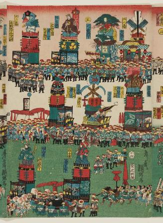 Sannô Festival Procession (Sannô-sama gosairei zu), No. 5