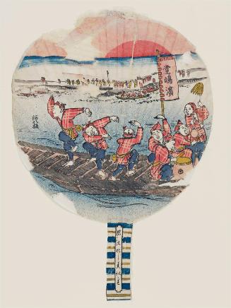 Festival Dancers in Boat