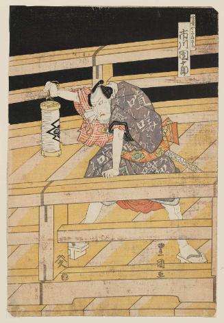 Actor Ichikawa Danjûrô VII as Kenkaya Goroemon