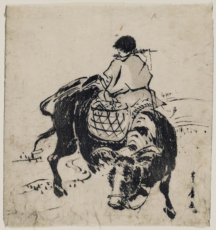 Herdboy Riding Ox