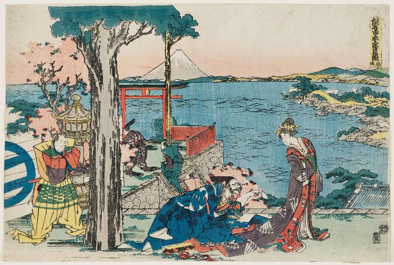 Act I (Shodan), from the series The Storehouse of Loyal Retainers, a Primer (Kanadehon Chûshingura)