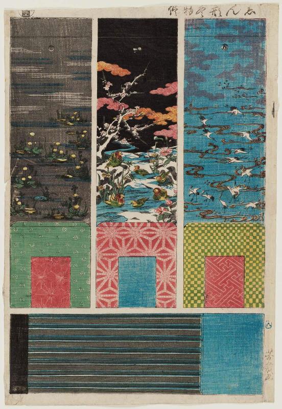 Collection of New Patterns for Winter Costumes (Shingata fuyumono zukushi)