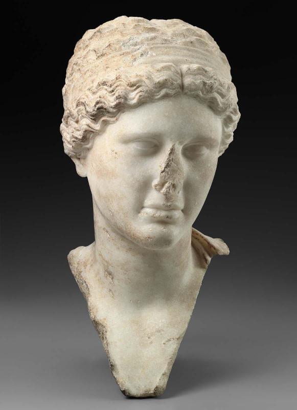 Head of a woman