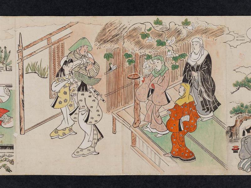 Shakuhachi Players, from an untitled series of Pastimes of the Seasons