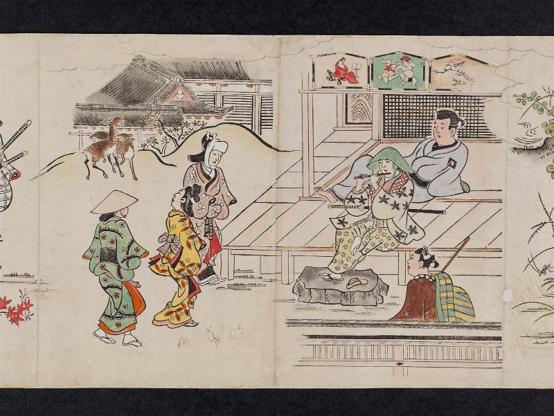 Visiting a Votive Picture Hall, from an untitled series of Pastimes of the Seasons