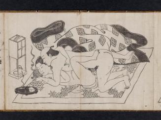 Couple on Mat Smoking Together, from an untitled erotic series