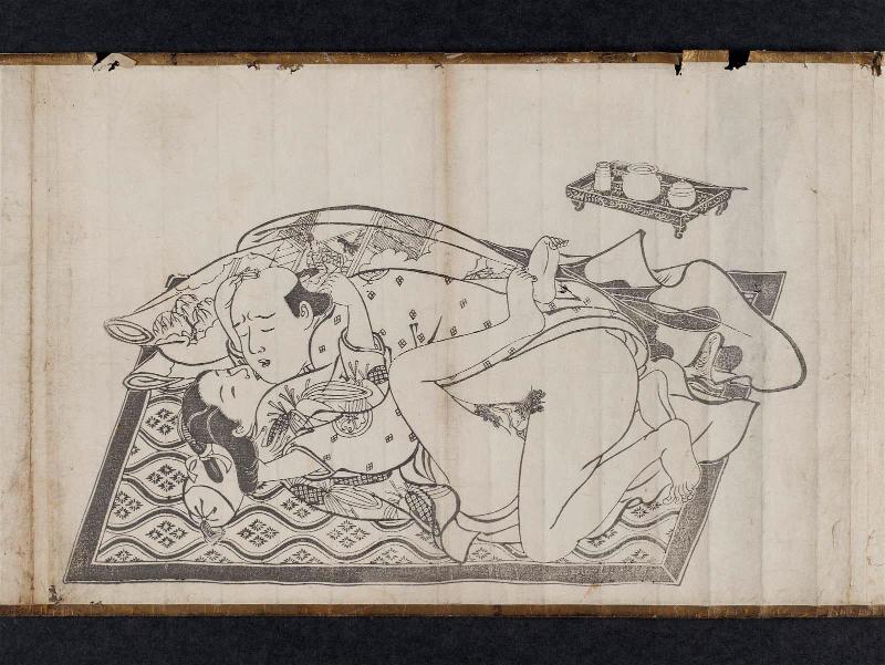 Couple on Mat, from an untitled erotic series