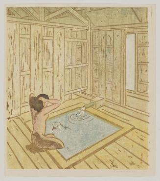 Woman at Hot-spring Spa