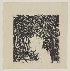 Cornflowers (Yagurumabana no saku), from the series Floral Variations (Bandafu)