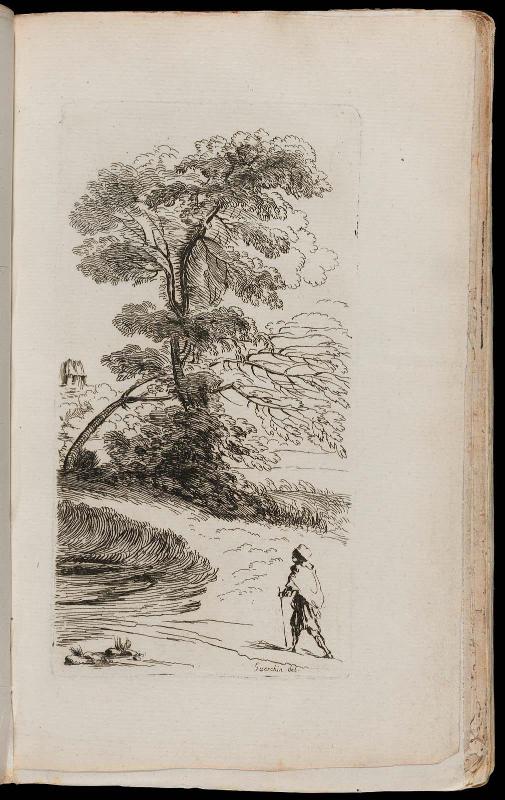 [Between pp. 194-95] Figure Walking in Landscape