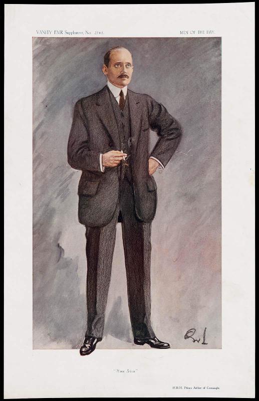Prince Arthur, H.R.H. Prince Arthur of Connaught from Vanity Fair