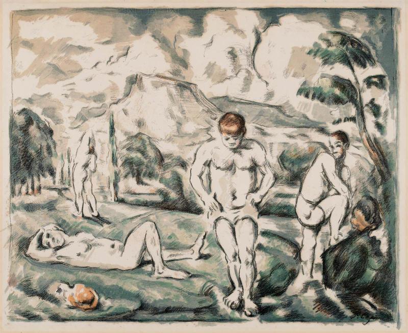 The Bathers (Large Plate)