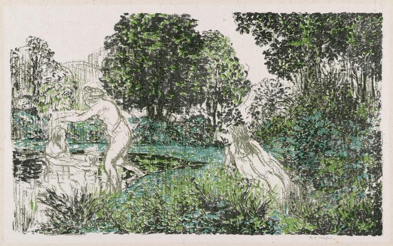 L'Album de Paysage, No. 4: Les baigneuses (Landscape with Bathers)