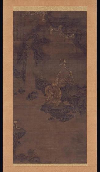 Guanyin of Mount Putuo with Shancai and the Dragon